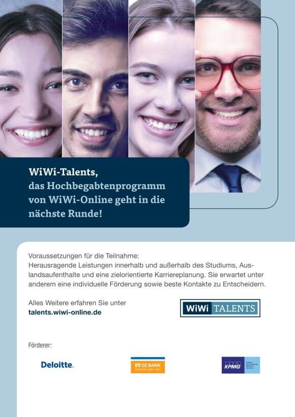 WiWi-Talents Begabtenprogramm